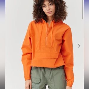 Outdoor Voices orange nylon 1/4 zip